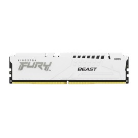 Memoria RAM Kingston FURY Beast DDR5, 5600MHz, 16GB, Non-ECC, CL40, XMP, Blanco
