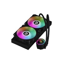 Balam Rush Hydrox Pro HX20 Enfriamiento Liquido para CPU, 2 x 120mm, 800 - 1800RPM, Negro