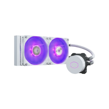 Cooler Master MasterLiquid ML240L V2 RGB White Edition Enfriamiento Líquido para CPU, 2 x 120mm, 650-1800RPM