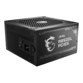 Fuente de Poder MSI MAG A850GL PCIE5 80 PLUS Gold, Modular, 24-pin ATX, 120mm, 850W