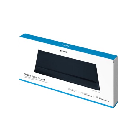 Mousepad Acteck con Descansa Muñecas Cushy Plus DR450, 66.5x31cm, Grosor 65mm, Negro