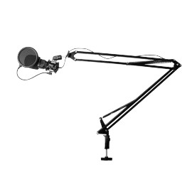 Game Factor Brazo para Micrófono Flexible con Clip Para Escritorio MAG500,hasta 2KG, Negro