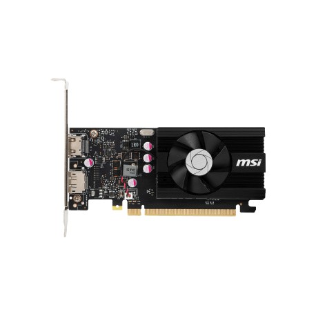 Tarjeta de Video MSI NVIDIA GeForce GT 1030 4GD4 LP OC, 4GB 64-bit DDR4, PCI Express 3.0 x16