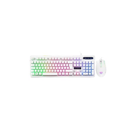 Kit Gamer de Teclado y Mouse Balam Rush Squad KTM330, Alámbrico, USB, Blanco (Español)