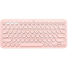 Teclado Logitech K380, Inalámbrico, Bluetooth, Rosa (Español)