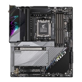 Tarjeta Madre AORUS E-ATX X670E AORUS MASTER, S-AM5, AMD X670, HDMI, 128GB DDR5 para AMD