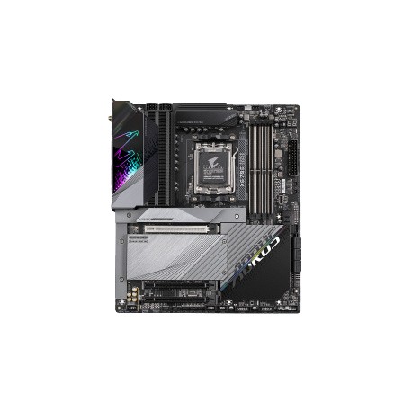 Tarjeta Madre AORUS E-ATX X670E AORUS MASTER, S-AM5, AMD X670, HDMI, 128GB DDR5 para AMD