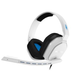 Astro Gaming Audífonos Gamer A10 para PS4/PS5/Xbox/PC/Mac, Alámbrico, 3.5mm, Blanco/Azul