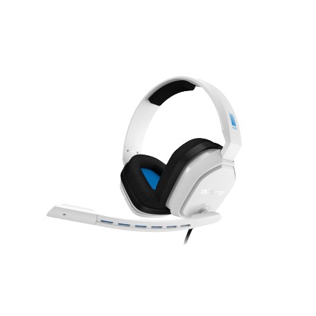 Astro Gaming Audífonos Gamer A10 para PS4/PS5/Xbox/PC/Mac, Alámbrico, 3.5mm, Blanco/Azul