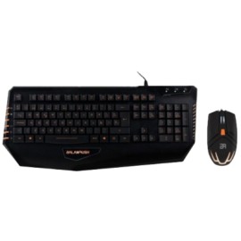 Kit Gamer de Teclado y Mouse Balamrush BR-912884, Alámbrico, USB, Negro (Español)