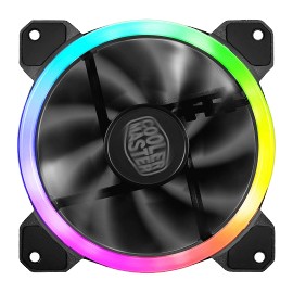 Ventilador Cooler Master MasterFan MF120 S2 ARGB, 120mm, 1200RPM, Negro