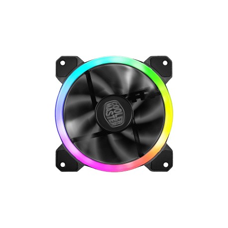 Ventilador Cooler Master MasterFan MF120 S2 ARGB, 120mm, 1200RPM, Negro