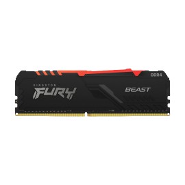 Memoria RAM Kingston FURY Beast RGB DDR4, 3600MHz, 8GB, Non-ECC, CL17, XMP