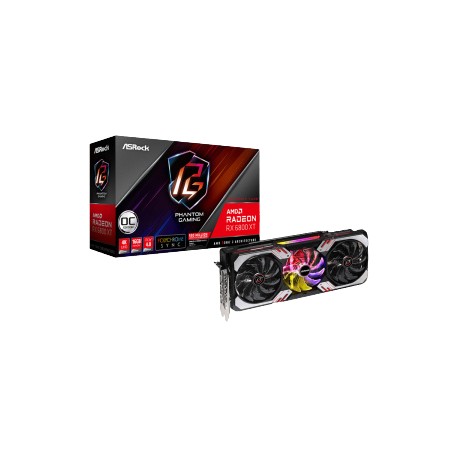 Tarjeta de Video ASRock AMD Radeon RX 6800 XT Phantom Gaming D 16G OC, 16GB 256-bit GDDR6, PCI Express 4.0
