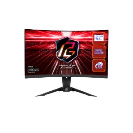 Monito Gamer Curvo ASRock Phantom Gaming PG27Q15R2A 27'', Quad HD, FreeSync, 165Hz, HDMI, Negro